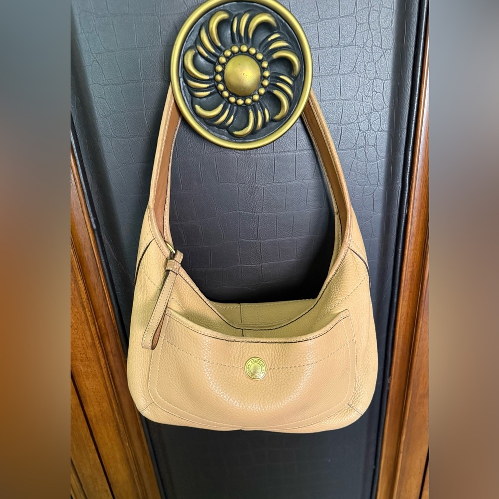 Authentic 100% leather Coach purse and matching coin purse